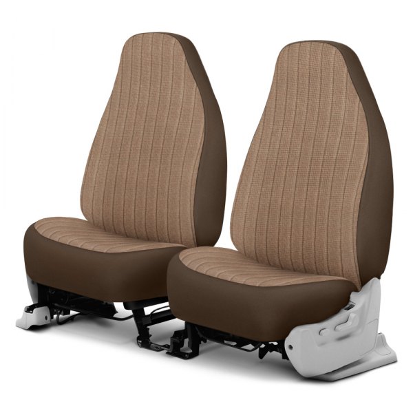 Dash Designs K061 00 13 Tbn Duramax Tweed 1st Row Brown Custom Seat Covers - Dash Designs Seat Cover Installation