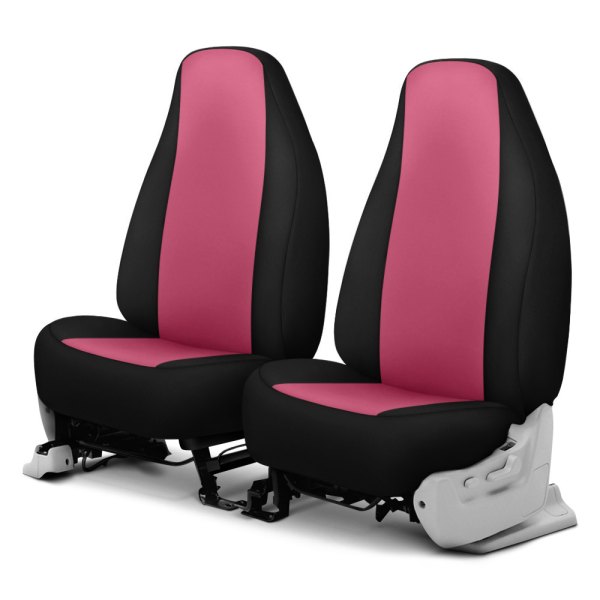 Dash Designs® - Neosupreme™ 2nd Row Pink with Black Custom Seat Covers