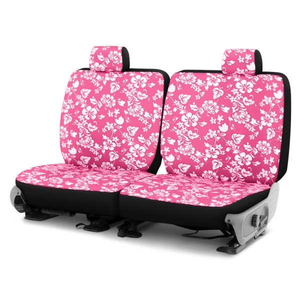 Dash Designs® - Hawaiian™ 3rd Row Pink Custom Seat Covers