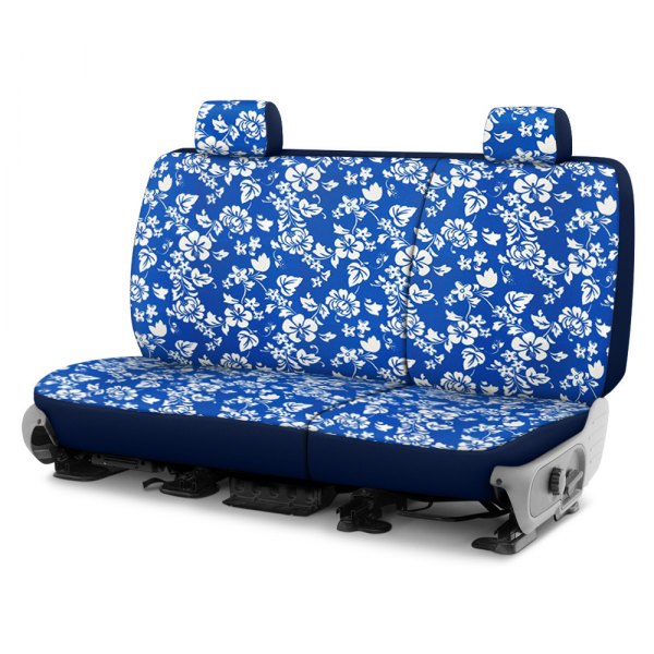 Dash Designs® - Hawaiian™ 3rd Row Blue Custom Seat Covers