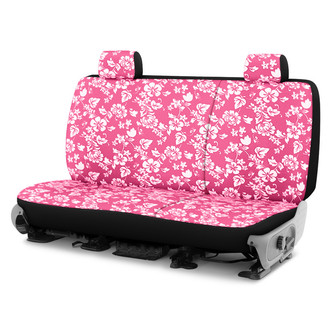 Dash Designs® - Hawaiian™ 2nd Row Pink Custom Seat Covers