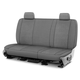 Dash Designs® - Cool Mesh™ 2nd Row Silver Custom Seat Covers