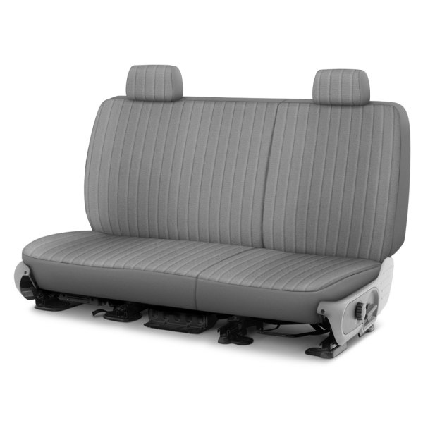 Dash Designs® - Dorchester Velour™ 2nd Row Gray Custom Seat Covers
