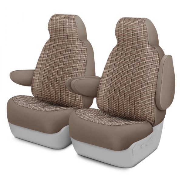 Dash Designs® - Allure™ 1st Row Toast Custom Seat Covers