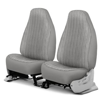 Dash Designs® - Allure™ 1st Row Silver Custom Seat Covers