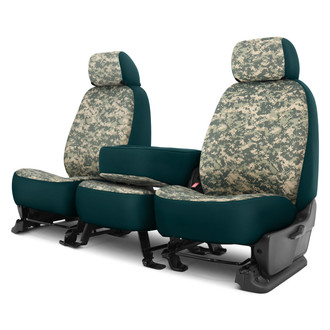 Dash Designs® - Camo™ 1st Row Digital Green Custom Seat Covers