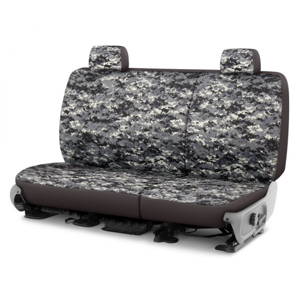 Dash Designs® - Camo™ 3rd Row Digital Charcoal Custom Seat Covers