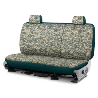 Dash Designs® - Camo™ 2nd Row Digital Green Custom Seat Covers