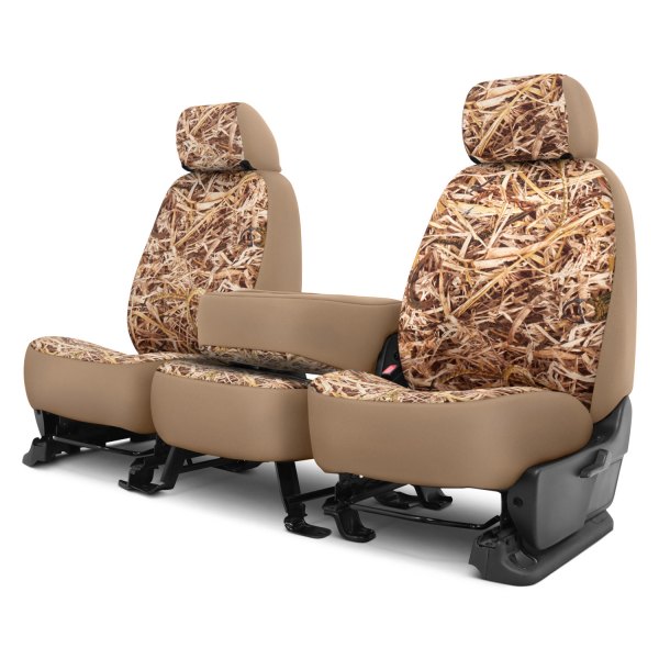 Dash Designs® - Cowboy Camo™ 2nd Row Straw Custom Seat Covers