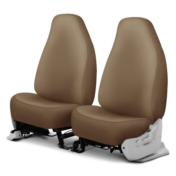 Dash Designs® - Kingston™ 1st Row Tan Custom Seat Covers
