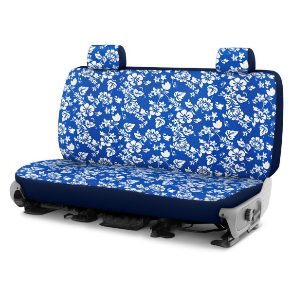 Dash Designs® - Hawaiian™ 4th Row Blue Custom Seat Covers