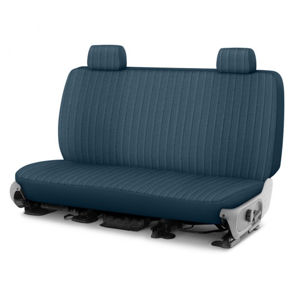 Dash Designs® - Plush Regal™ 1st Row Medium Blue Custom Seat Covers