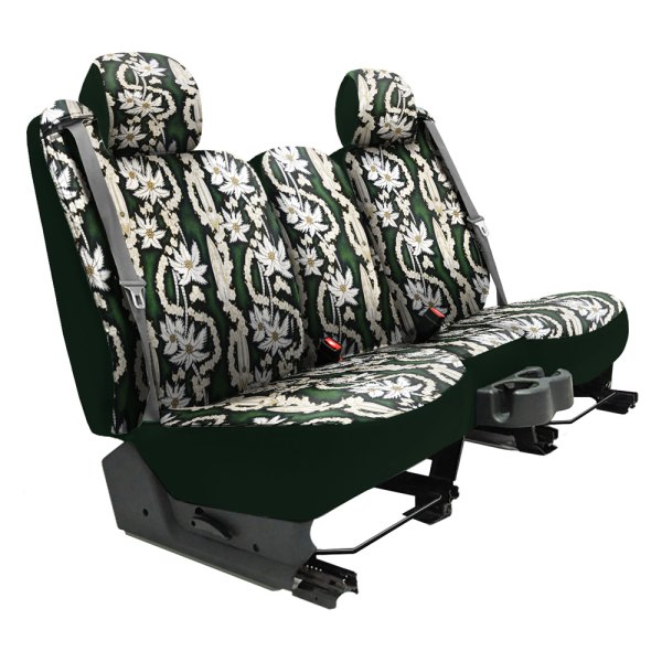 Dash Designs® - Hawaiian™ 1st Row Surf City Green Custom Seat Covers