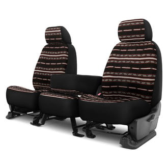 Dash Designs® - Southwest Sierra™ 1st Row Black Custom Seat Cover
