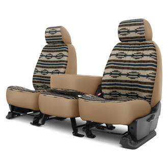 Dash Designs® - Southwest Sierra™ 2nd Row Tan Custom Seat Cover