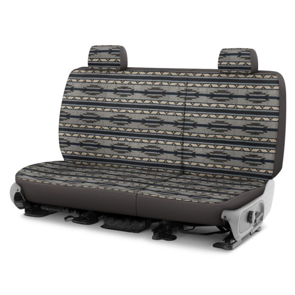 Dash Designs® - Southwest Sierra™ 3rd Row Gray Custom Seat Covers