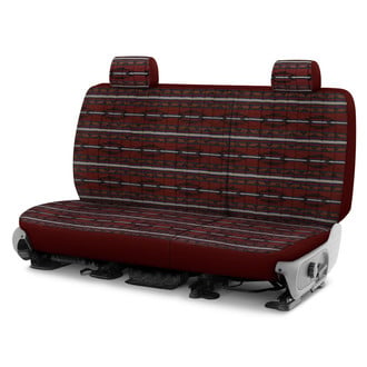 Dash Designs® - Southwest Sierra™ 2nd Row Maroon Custom Seat Cover
