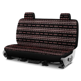 Dash Designs® - Southwest Sierra™ 2nd Row Black Custom Seat Cover
