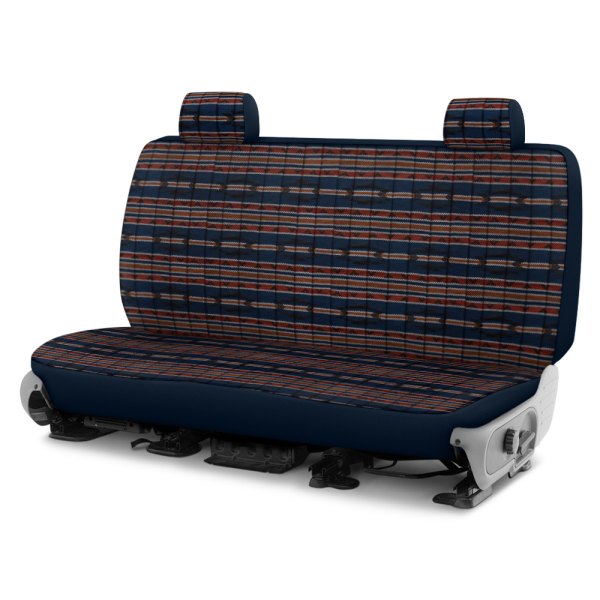 Dash Designs® - Southwest Sierra™ 4th Row Dark Blue Custom Seat Covers