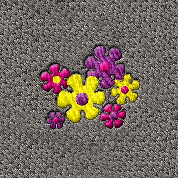 DashMat® - Embroidery "Flowers" Logo
