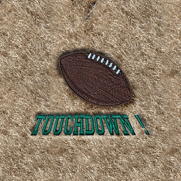DashMat® - Embroidery "Touchdown!" Logo