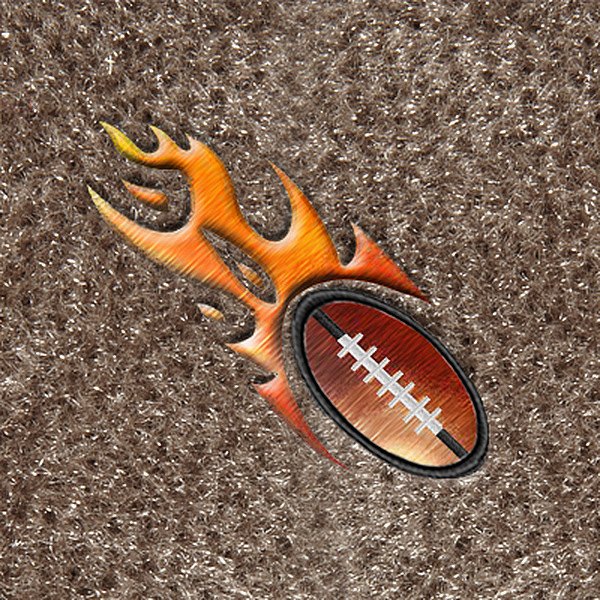 DashMat® - Embroidery "Flaming Football" Logo