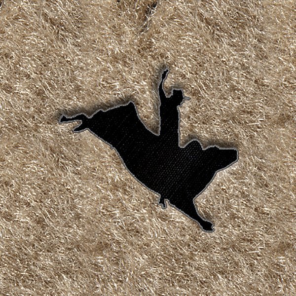 DashMat® - Embroidery "Bull Riding" Black Logo