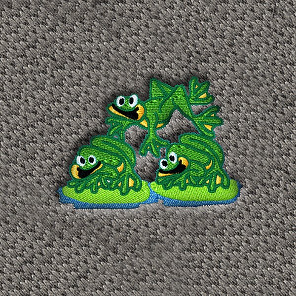 DashMat® - Embroidery "Leap Frogs" Logo