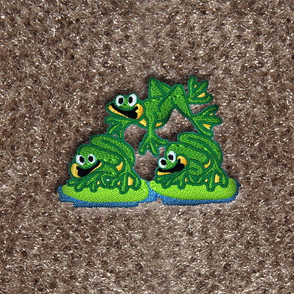 DashMat® - Embroidery "Leap Frogs" Logo