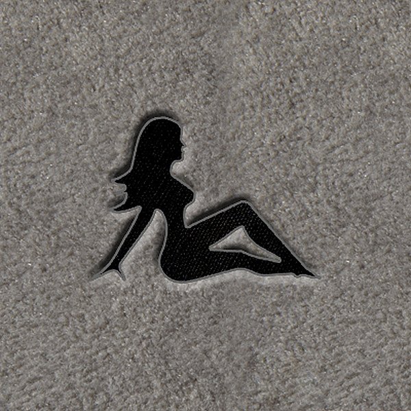 DashMat® - Embroidery "Truck Girl" Black Logo