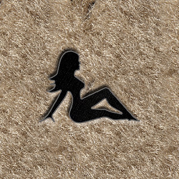 DashMat® - Embroidery "Truck Girl" Black Logo