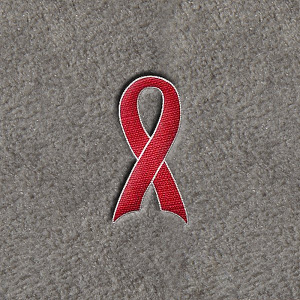 DashMat® - Embroidery "Support Ribbon" Red Logo