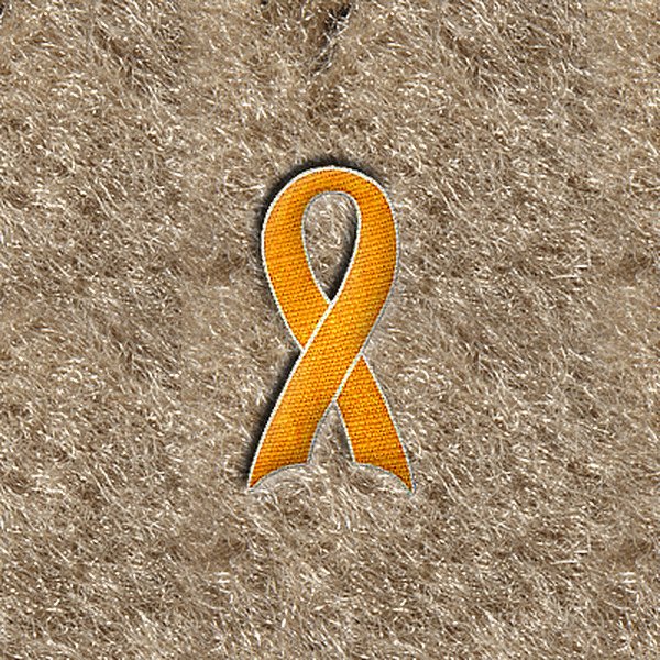 DashMat® - Embroidery "Support Ribbon" Yellow Logo