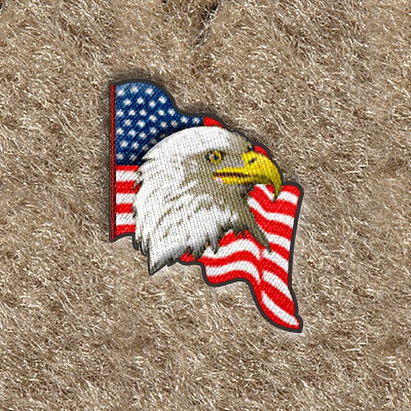 DashMat® - Embroidery "US Flag with Eagle" Logo