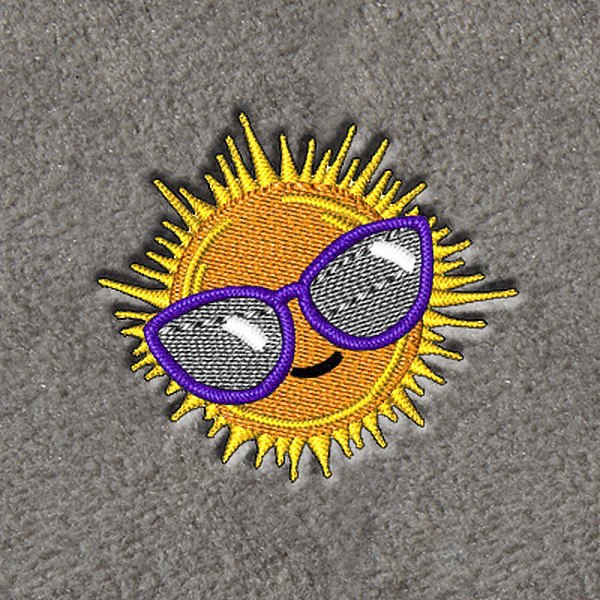DashMat® - Embroidery "Sun with Sunglasses" Logo