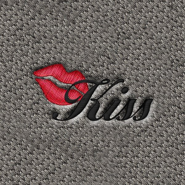 DashMat® - Embroidery "Kiss & Lips" Logo