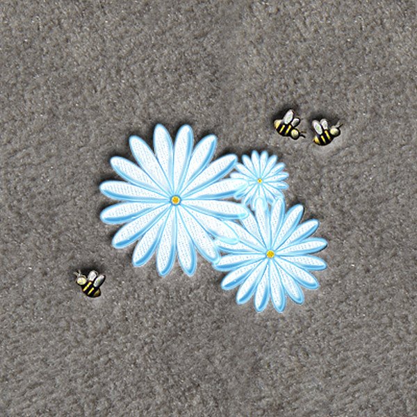 DashMat® - Embroidery "Daisies & Bees" Logo