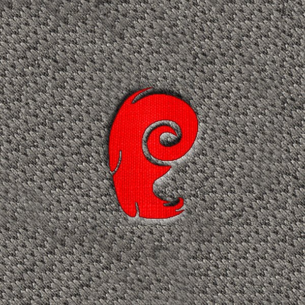 DashMat® - Embroidery "Aries" Red Logo