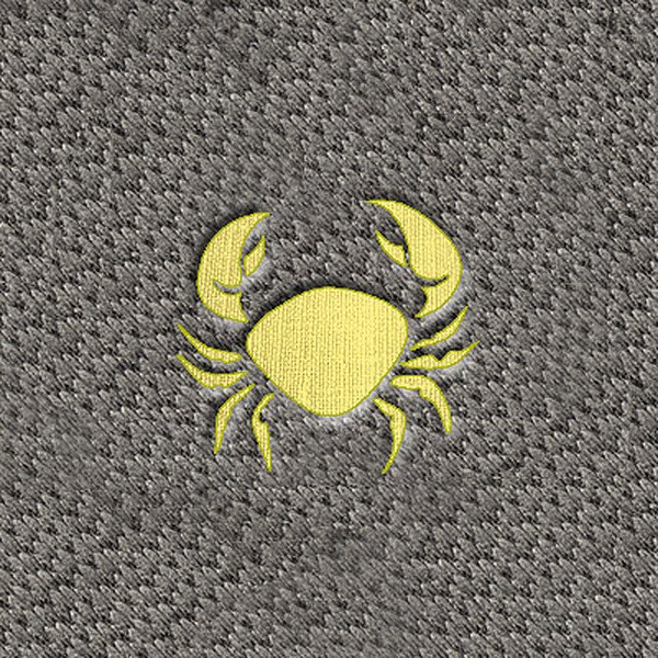 DashMat® - Embroidery "Cancer" Light Yellow Logo