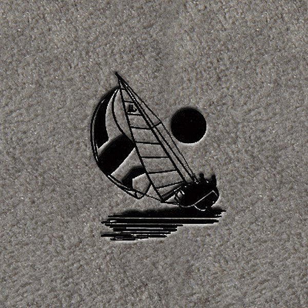 DashMat® - Embroidery "Sailboat" Black Logo