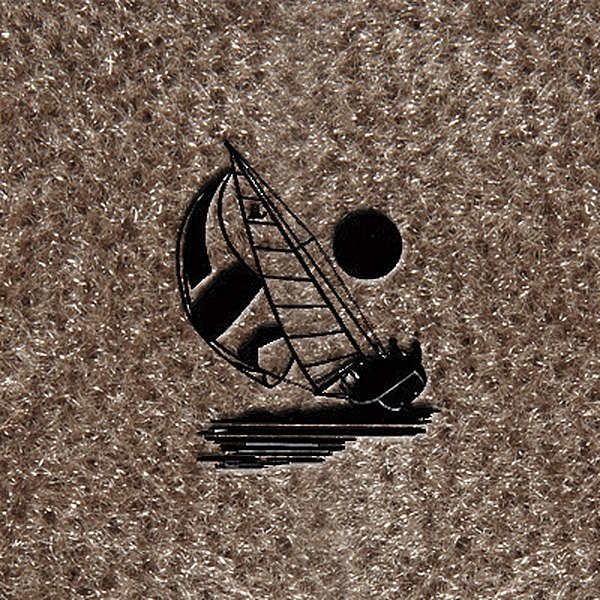 DashMat® - Embroidery "Sailboat" Black Logo