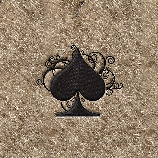 DashMat® - Embroidery "Poker Spade" Black Logo