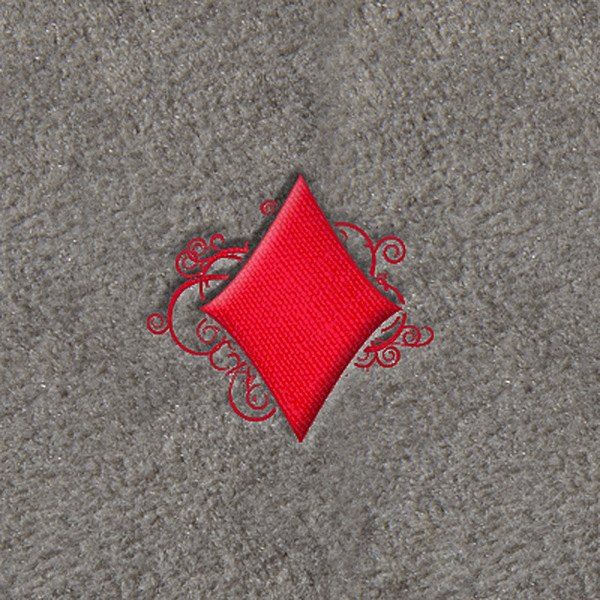 DashMat® - Embroidery "Poker Diamond" Red Logo