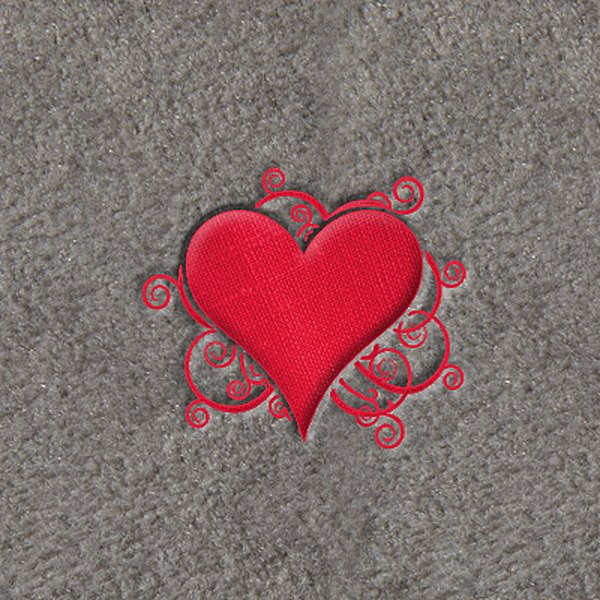 DashMat® - Embroidery "Poker Heart" Red Logo