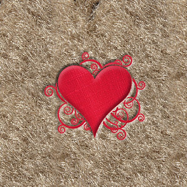 DashMat® - Embroidery "Poker Heart" Red Logo