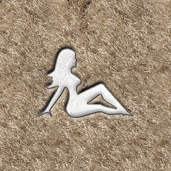DashMat® - Embroidery "Truck Girl" White Logo