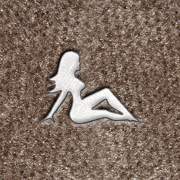 DashMat® - Embroidery "Truck Girl" White Logo