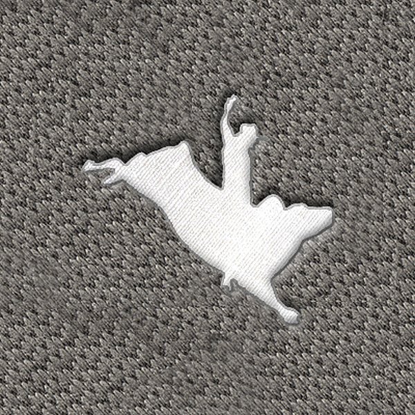 DashMat® - Embroidery "Bull Riding" White Logo