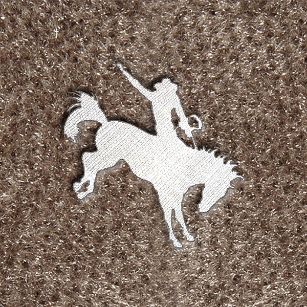 DashMat® - Embroidery "Bucking Horse" White Logo
