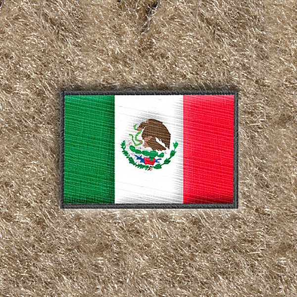 DashMat® - Embroidery "Mexico Flag" Logo